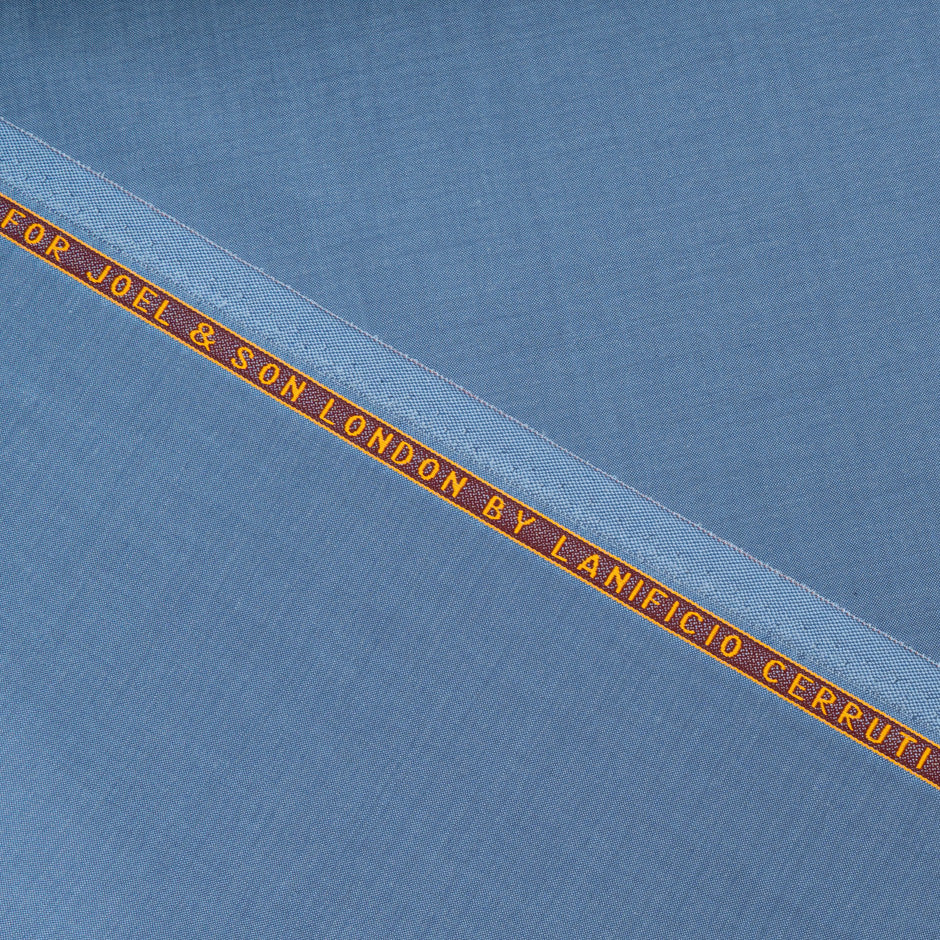 Rich Blue Super 130s Pure Tropical Wool