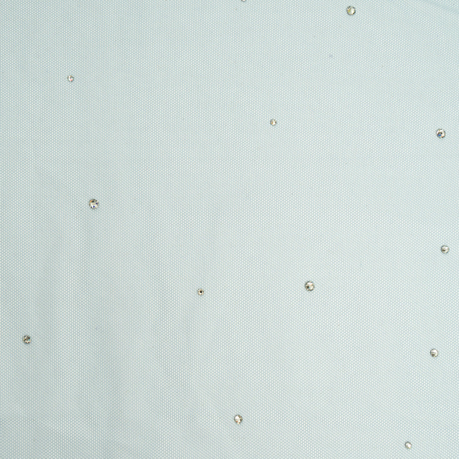 Swarovski Crystal Teal Stretch Tulle