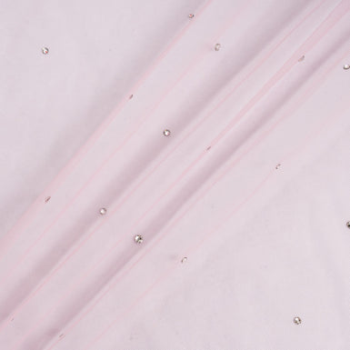 Swarovski Crystal Baby Pink Stretch Tulle