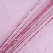 Swarovski Crystal Deep Red Stretch Tulle