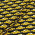 Yellow Taxi Cab Printed Black Silk Crêpe de Chine