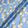 White Lily of the Valley Sky Blue Silk Jacquard