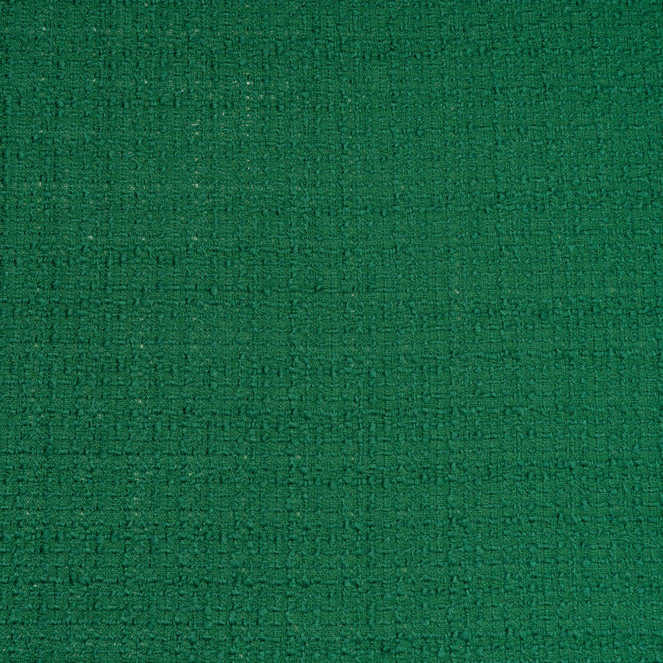 Racing Green Wool Bouclé