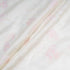 Baby Pink Rose Vision Printed White Double Silk Organza