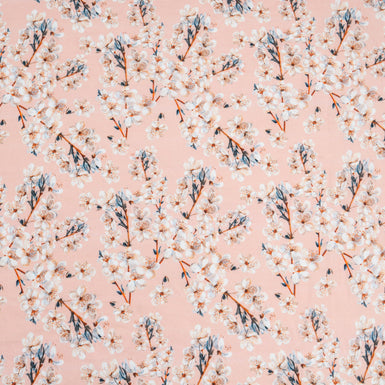 Floral Printed Dusty Pink Pure Cotton