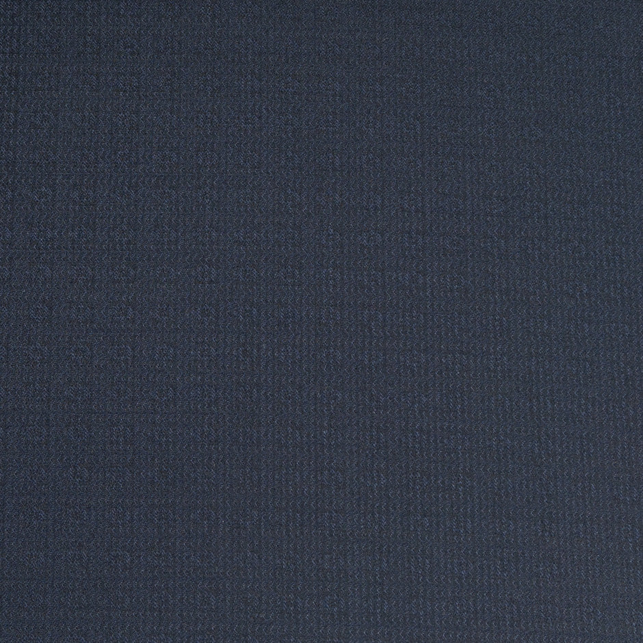 Midnight Blue Jacquard Pure Wool Suiting