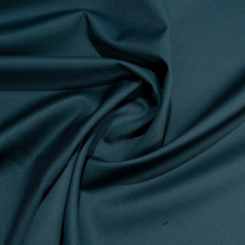 Teal Blue Exel Merino Pure Wool Suiting