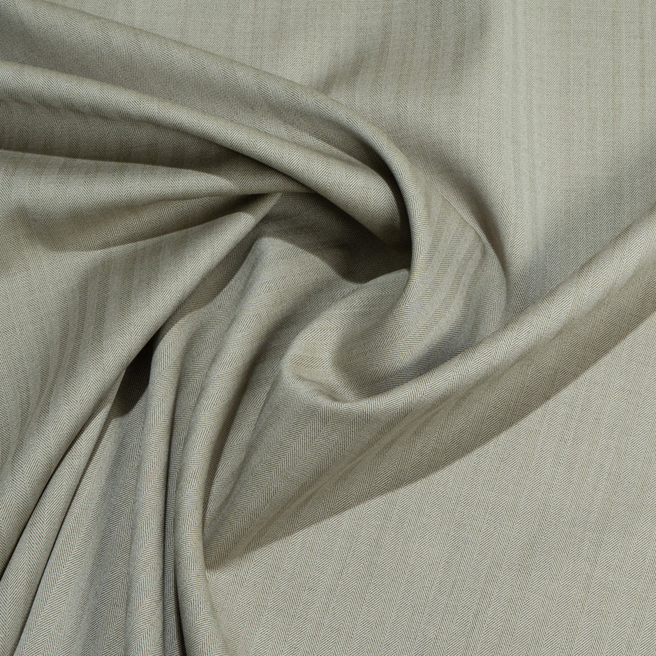 Khaki Green Dish Dasha Pure Wool Suiting