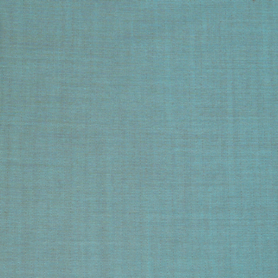 Brown & Turquoise Herringbone Pure Wool Dish Dasha (A 2.85m Piece)