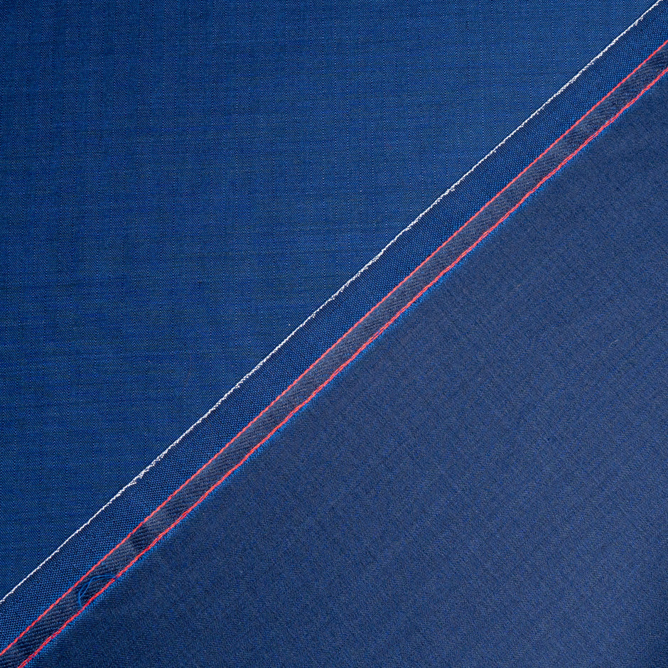 Dark Navy Blue Pure Wool Dish Dasha Suiting