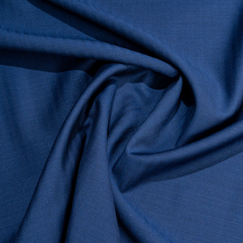 Dark Navy Blue Pure Wool Dish Dasha Suiting