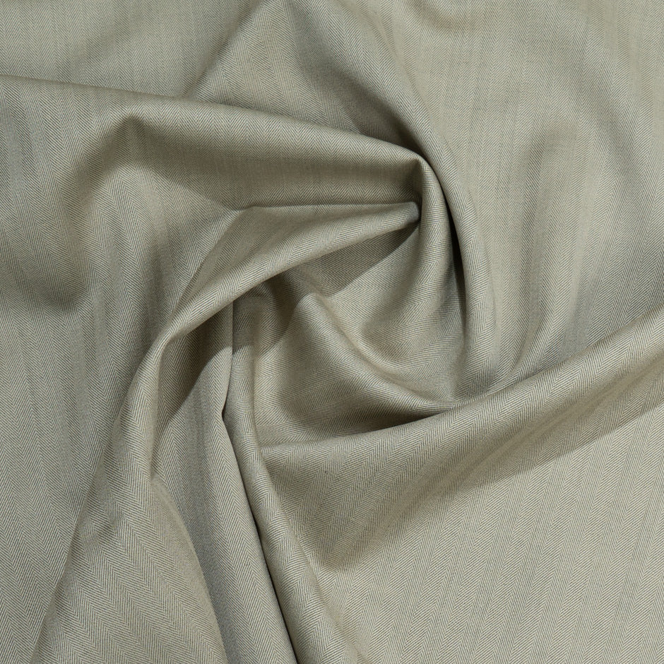 Herringbone Taupe Pure Wool Dish Dasha Suiting