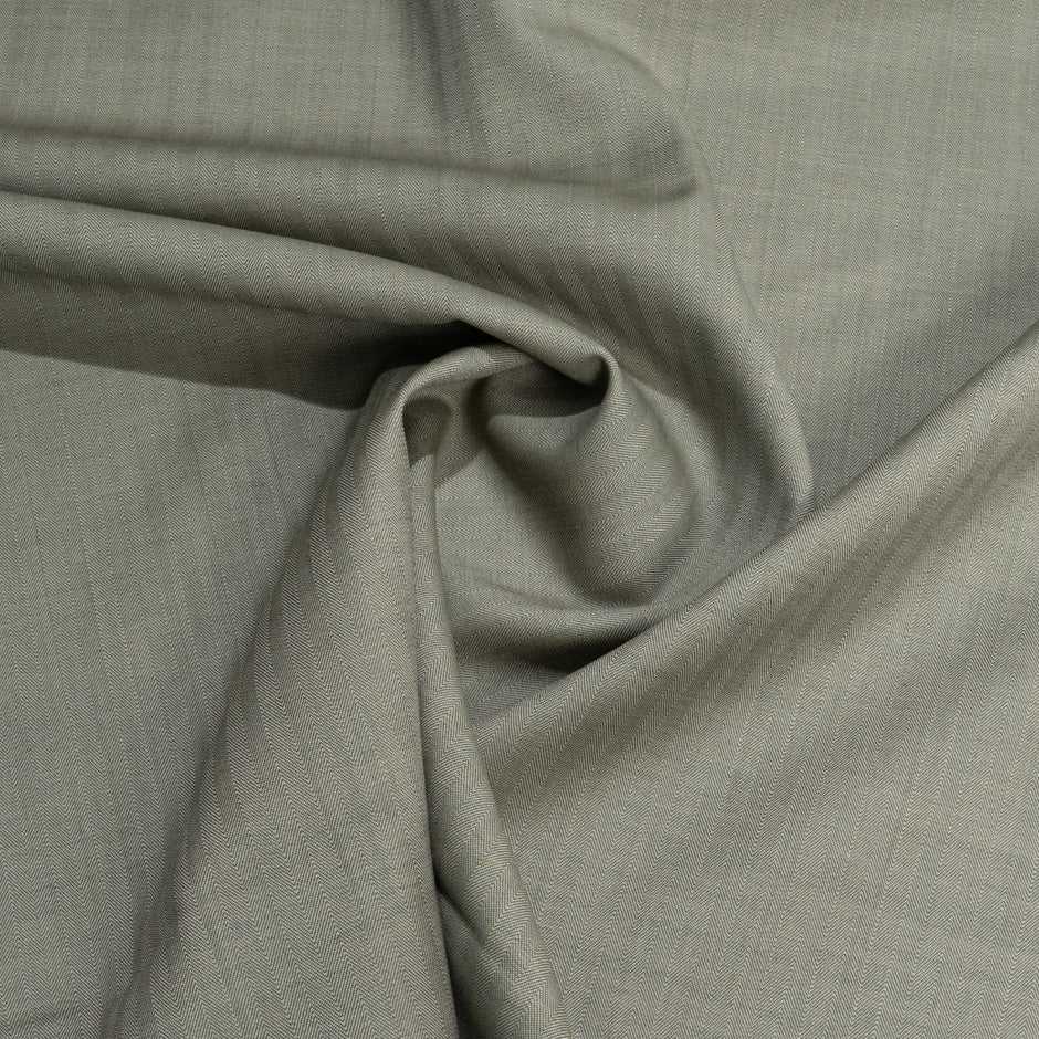 Herringbone Taupe Pure Wool Dish Dasha Suiting