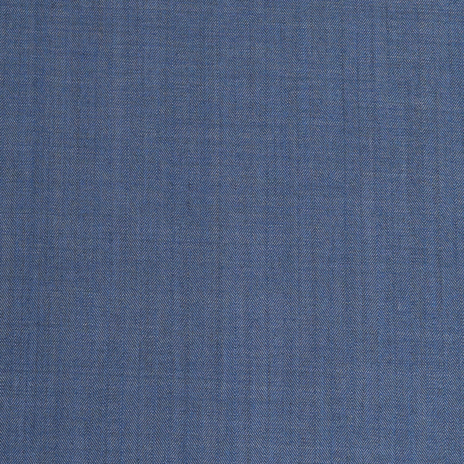 Mid Blue Herringbone Pure Wool Dish Dasha