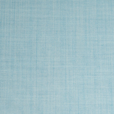 Soft Turquoise Blue Dish Dasha Pure Wool Suiting