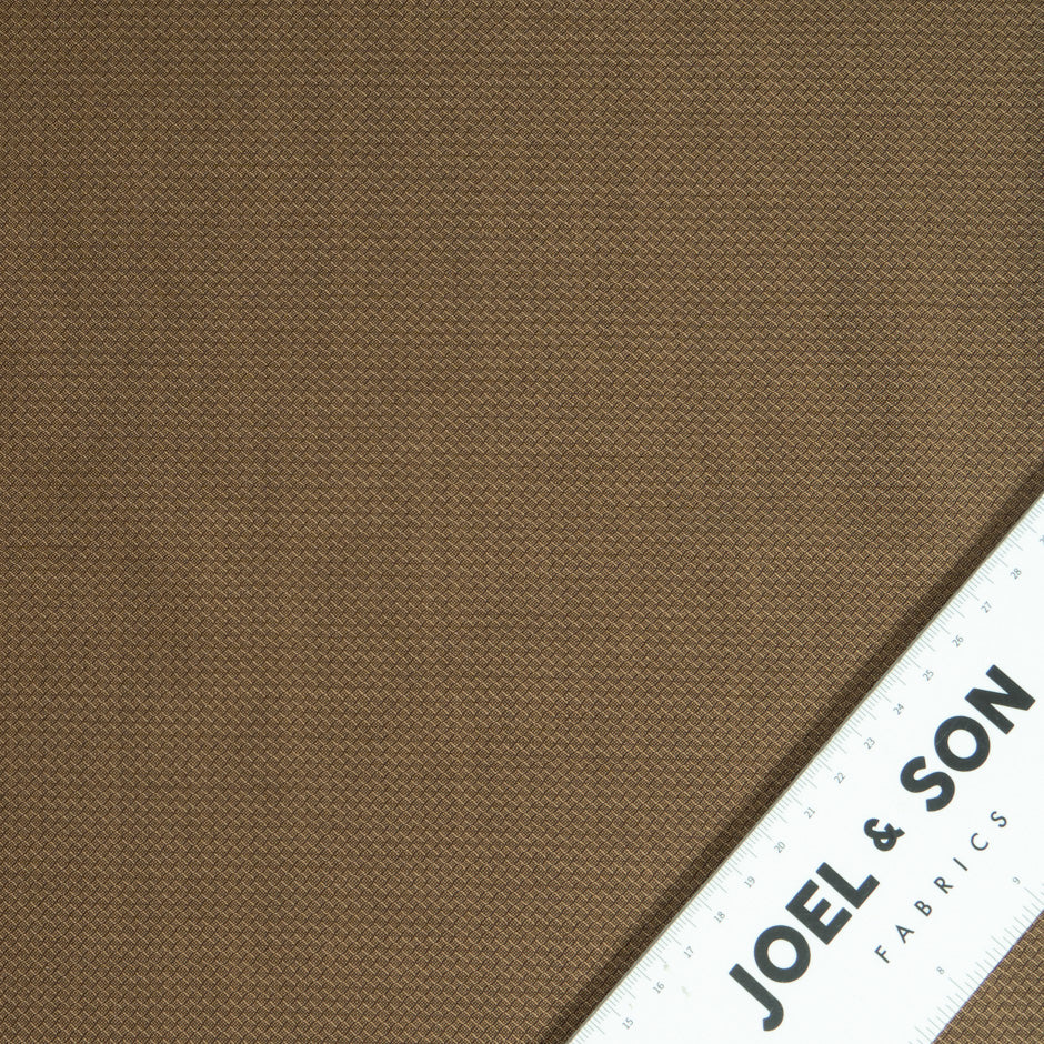 Dark Bronze Tropical Metallic Wool Suiting