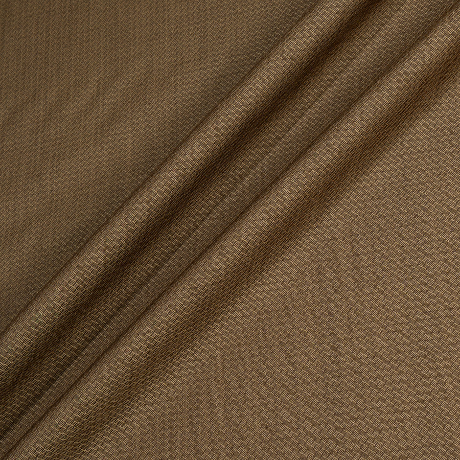 Dark Bronze Tropical Metallic Wool Suiting