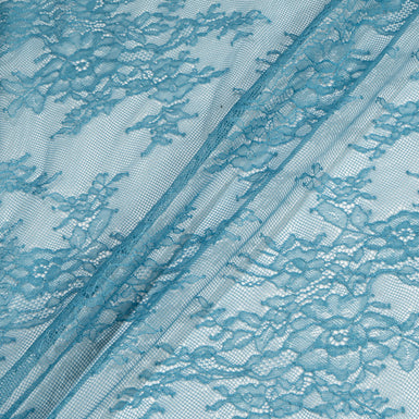 Deep Blue Chantilly Lace (A 2.90m Piece)