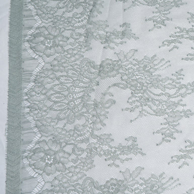 Mid Grey Chantilly Lace (A 2.85m Piece)