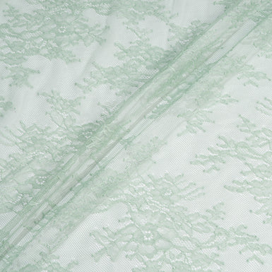 Muted Mint Green Chantilly Lace (A 2.90m Piece)