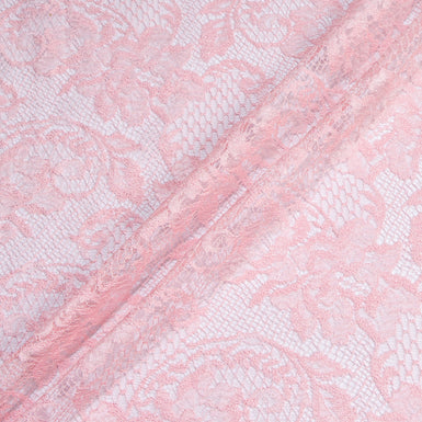 Candy Pink Busy Floral Chantilly Lace