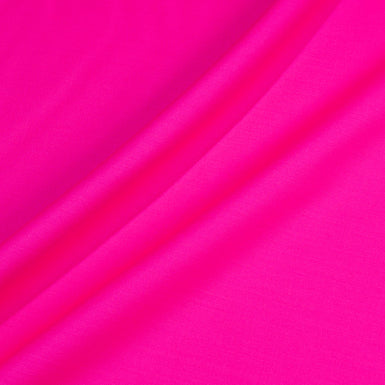 Fluorescent Pink Stretch Wool Gaberdine