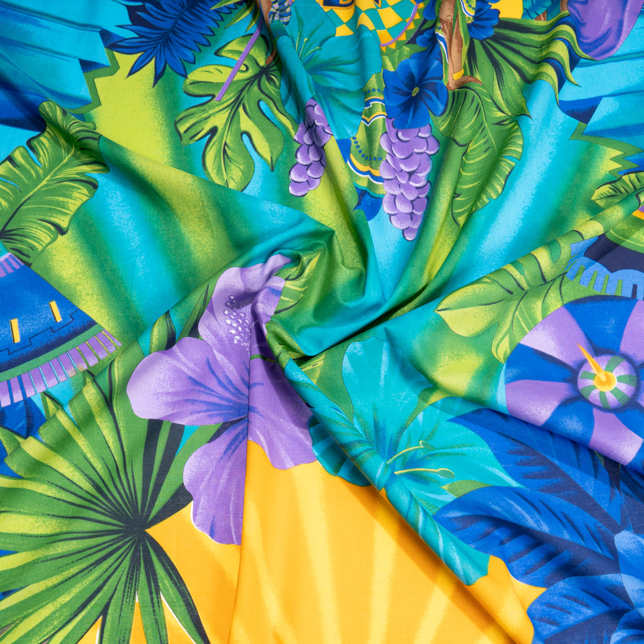 Tropical Themed Lightweight Pure Cotton