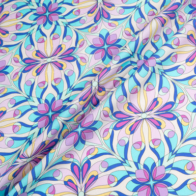 Pastel Kaleidoscopic Printed Luxury Cotton