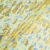 Blue Floral Printed Soft Yellow Metallic Chiffon