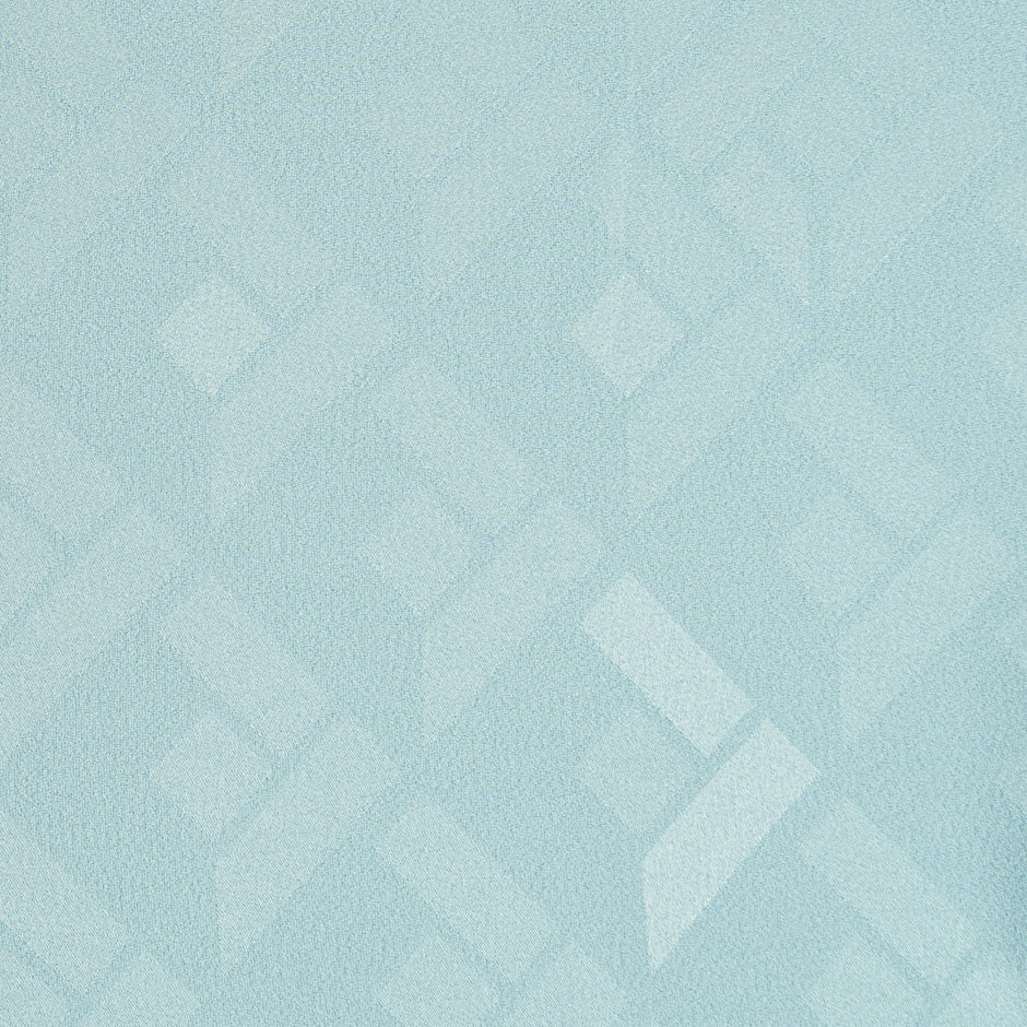 Soft Aqua Viscose Jacquard Crêpe (A 2.30m Piece)