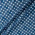 White Spotted Blue Cotton Voile Jacquard (A 2.50m Piece)