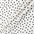Black Spotted Ivory Cotton Blend Cloqué