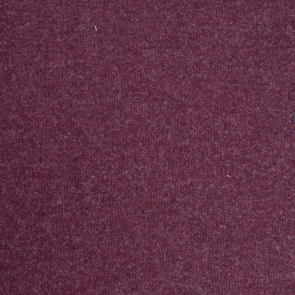 Mauve & Deep Red Double Faced Wool Jersey