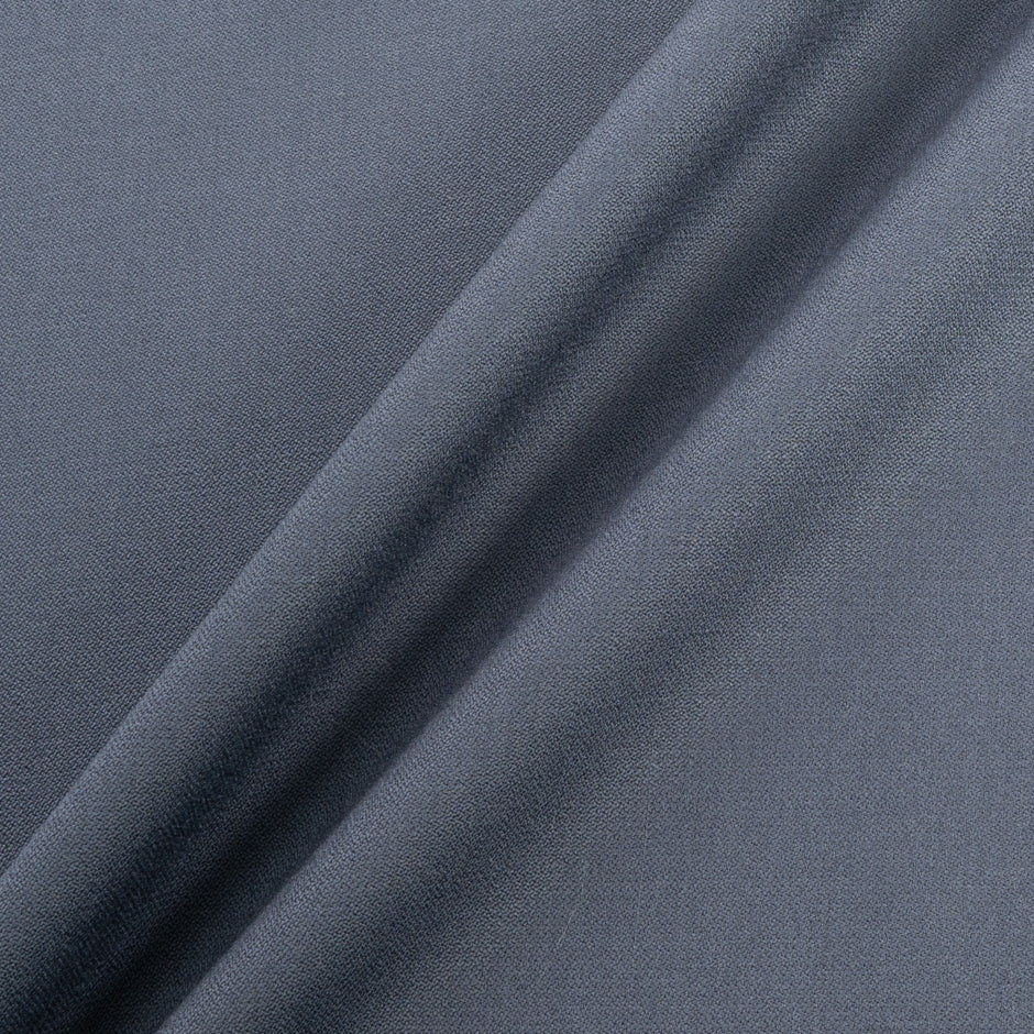 Slate Grey Wool Suiting Fabric (A 2.20m Piece)