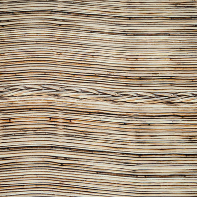 Wood Stripe Printed Silk Gazar