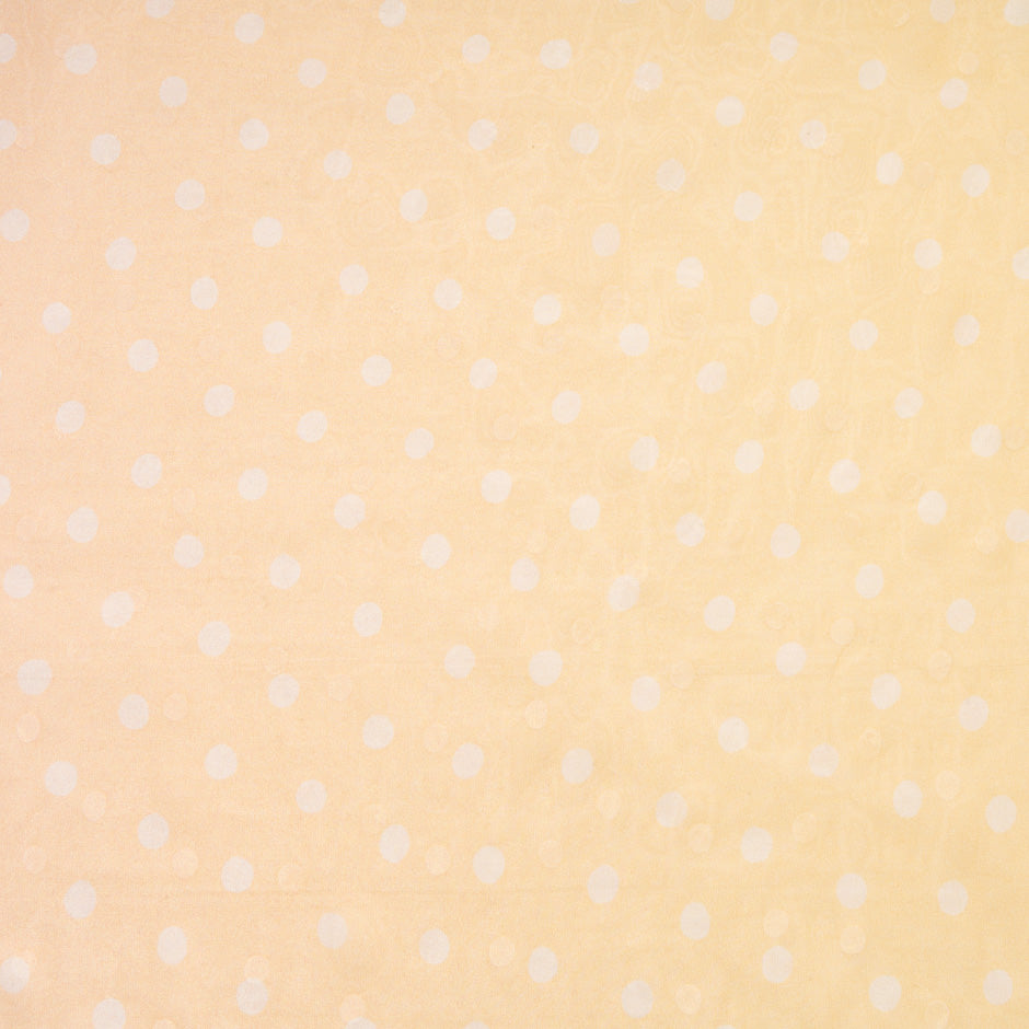 Pink to Peach Ombré Spot Vision Printed Silk Georgette