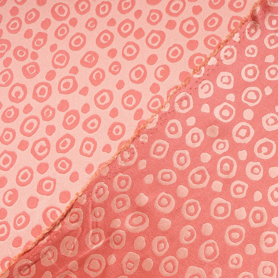 Two-Tone Double Faced Crêpe Jacquard Microfibre