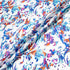 Multi-Coloured Printed White Pure Silk Twill (A 3.40m Piece)
