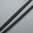 Ivory Pinstriped Soft Grey Superfine Pure Wool Suiting