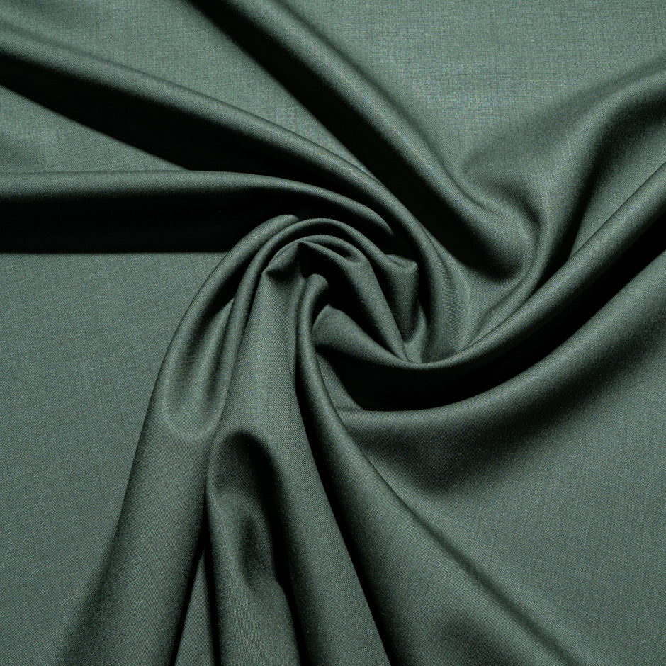 Olive Green Feather Light Pure Cashmere Suiting