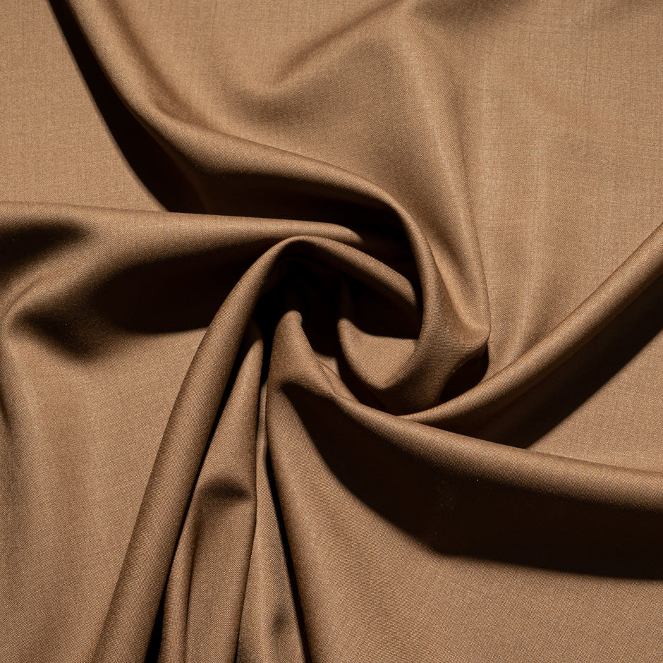 Toffee Brown Feather Light Pure Cashmere Suiting (A 2.60m Piece)