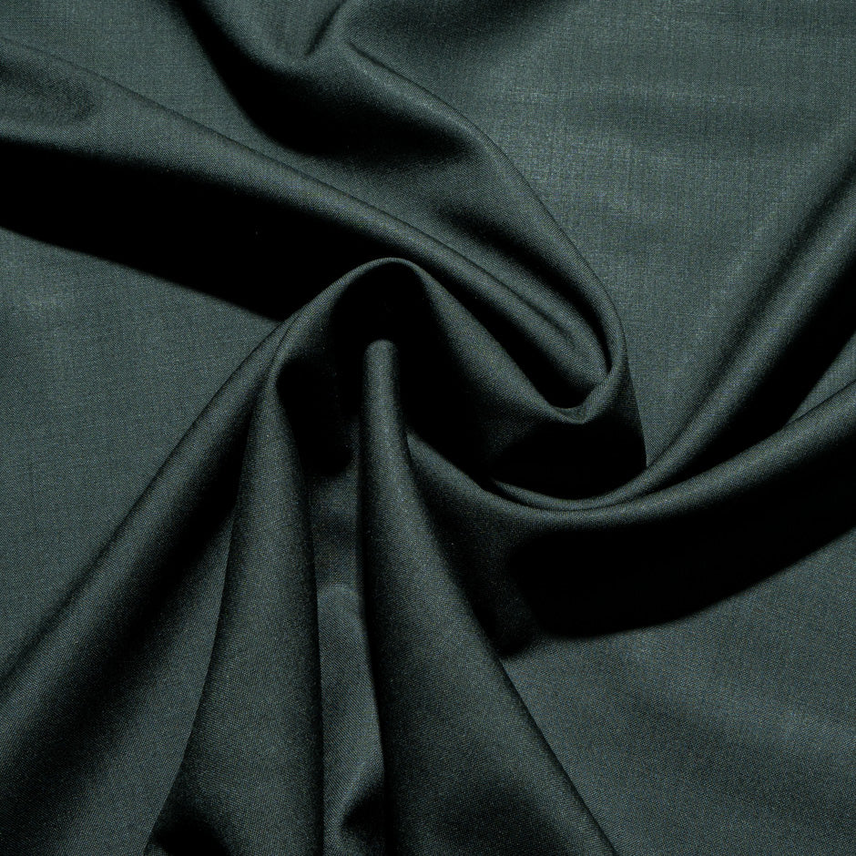 Dark Bottle Green Feather Light Pure Cashmere Suiting