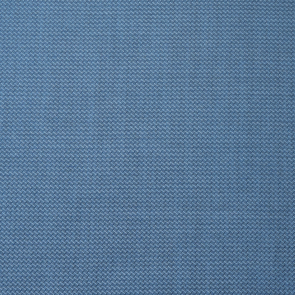 Deep Sky Blue Jacquard Super 130s Tropical Wool