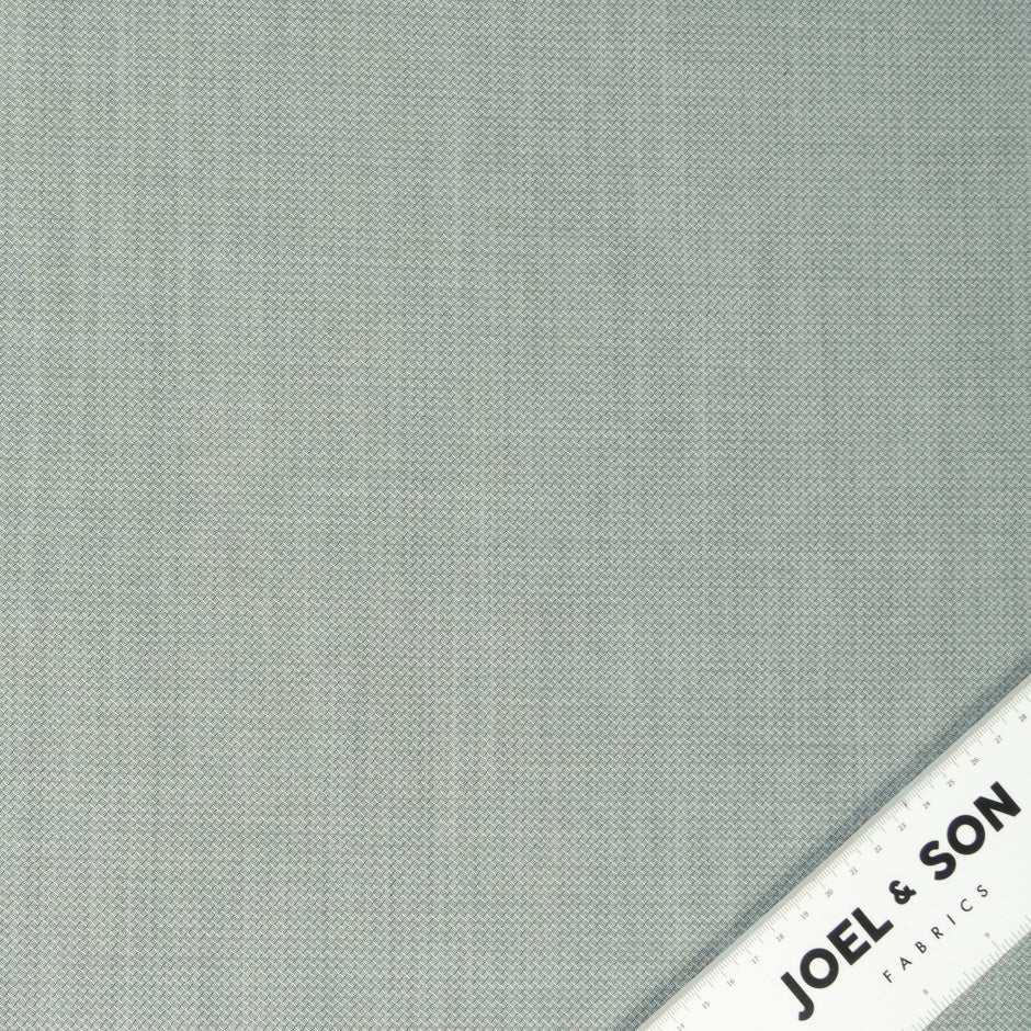 Pale Moss Green Jacquard Super 130s Tropical Wool