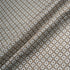 Brown Geometric Printed White Linen (A 3.15m Piece)