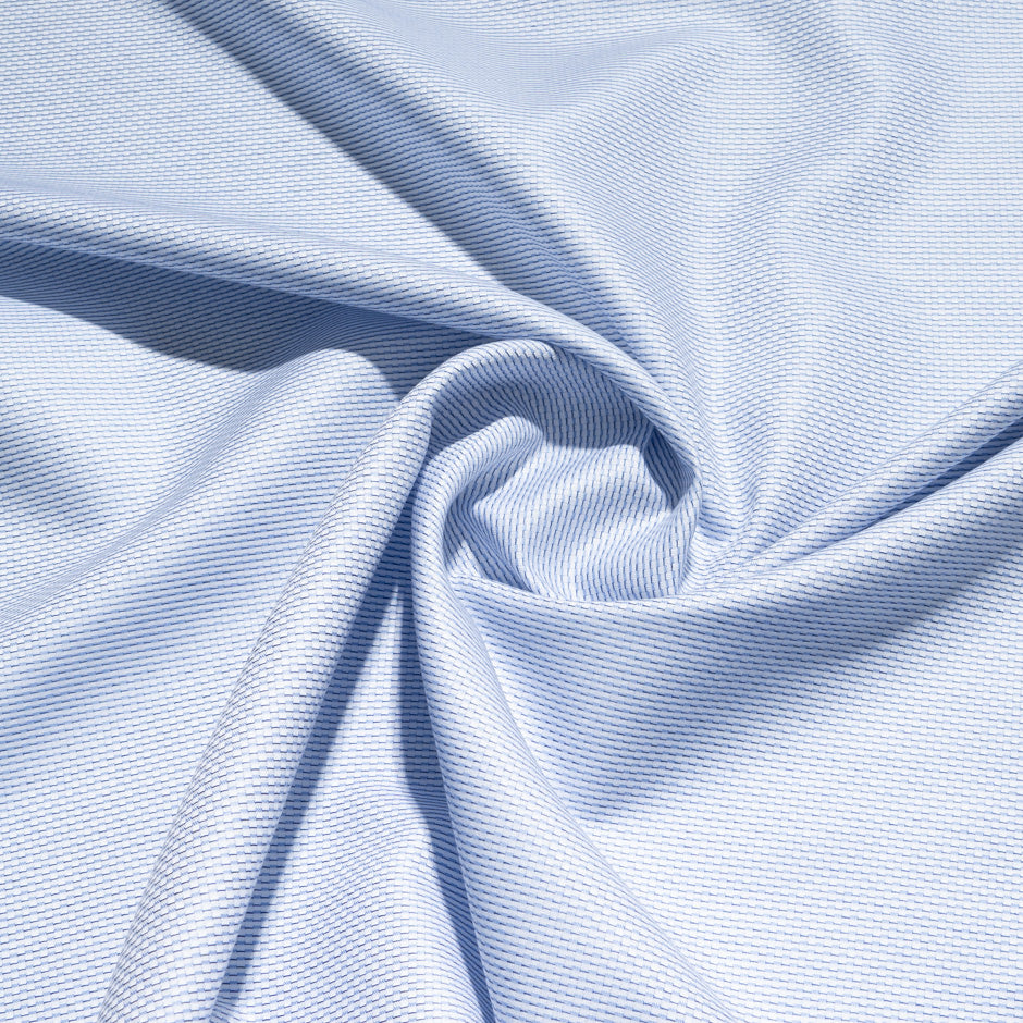 Deep Blue Jacquard Pure Cotton