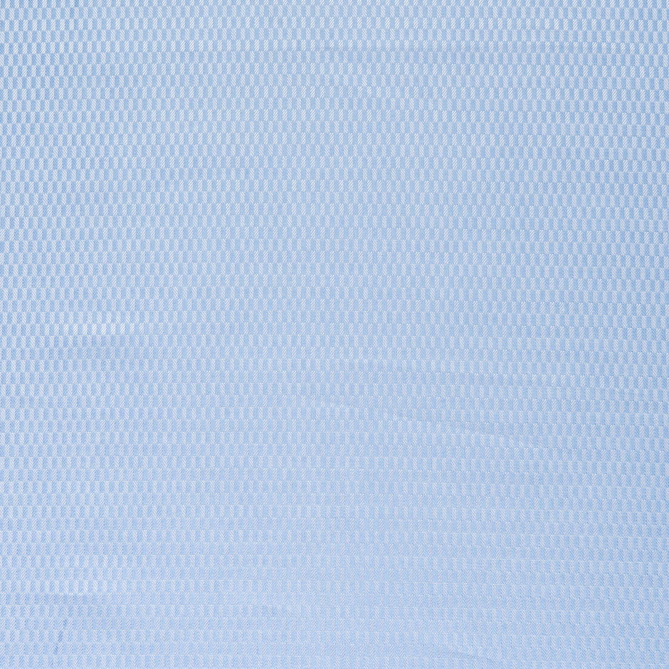 Blue Rectangular Jacquard Pure Cotton