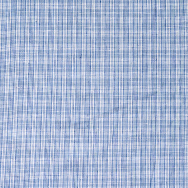 Blue Prince of Wales Checkered Pure Linen