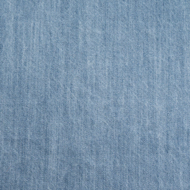 Lighter Blue Washed Pure Cotton Denim