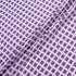 Purple Geo Square Printed Pure Silk Twill (A 3.40m Piece)